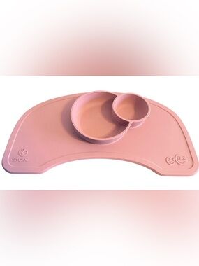 ezpz by Stokke Silicone Placemat + Bowl Set Pink